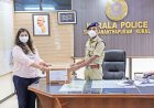 KIMSHEALTH donates COVID protection materials to Thiruvananthapuram Rural Police.