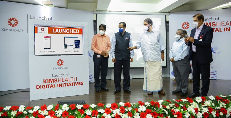Unique for a Kerala hospital, KIMSHEALTH launches three comprehensive digital healthcare initiatives.