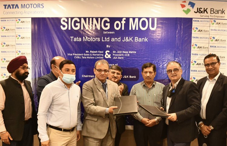Tata Motors partners with J&K Bank to bring attractive financing options for its customers.