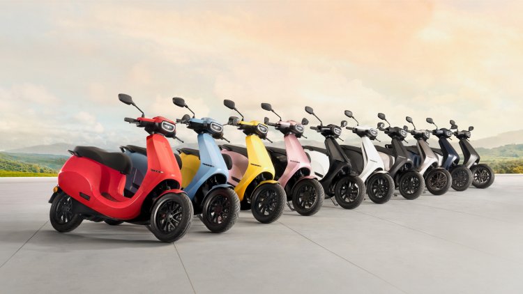 Consumers to get a choice of 10 unique and vibrant colours for the much-awaited Ola Scooter