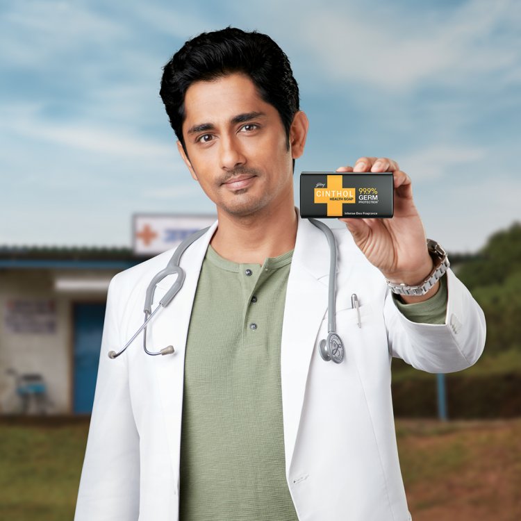 Cinthol announces actor Siddharth as brand ambassador for its germ protection health soap - Cinthol Health Plus .