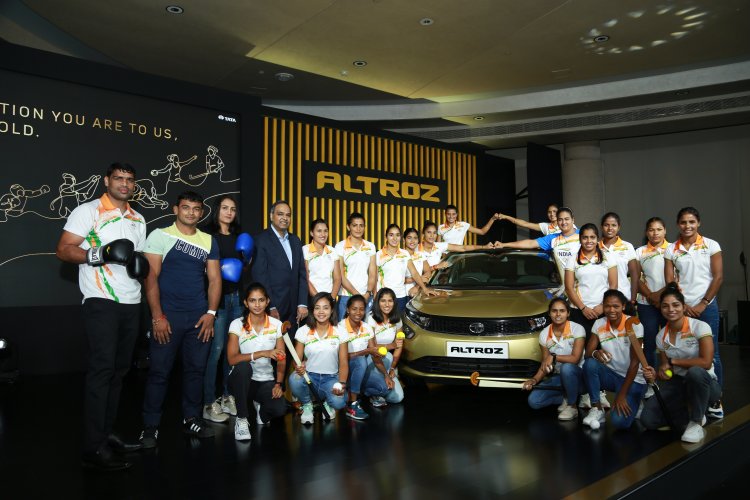 Tata Motors honors Olympians who narrowly missed the podium finish but inspired billions.  Presents them with the Altroz, #TheGoldStandard of hatchbacks.