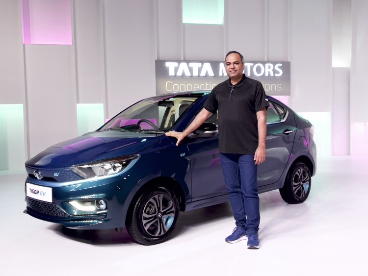 Tata Motors drives in the All New Tigor EV Sedan with Ziptron technology.