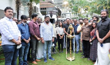 Pooja of Kannan Thamarakulam's political drama 'Varaal' was held at Kochi.