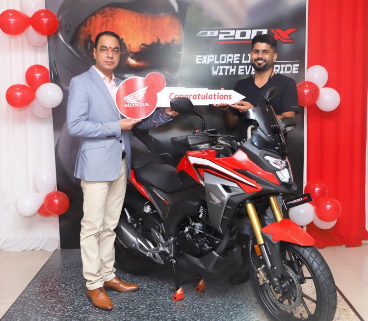 Honda 2Wheelers India commences deliveries of the all-new CB200X.