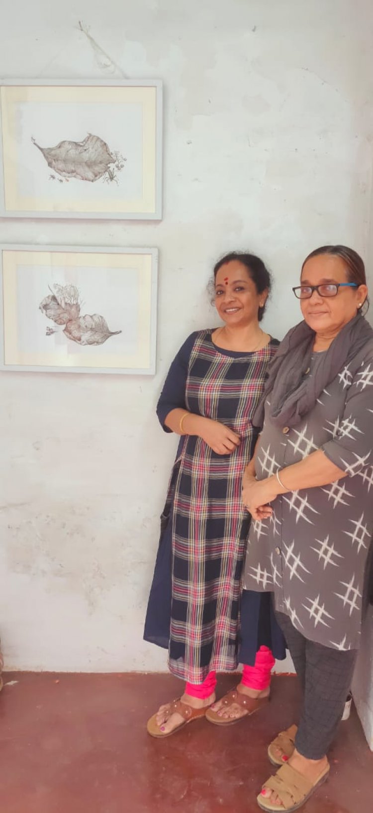 Namasthe Art Centre presents ADVENT 2nd  Exhibition of  women artist painting and sculpture started on 24th December 2021.