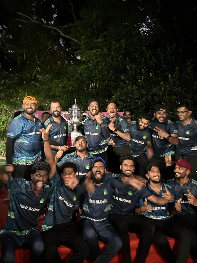 Nail-biting clincher marks finale of Technopark cricket tourney