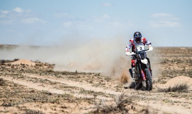 HERO MOTOSPORTS TEAM RALLY COMPLETES ANOTHER STAGE OF SILKWAY RALLY WITH A STRONG RESULT .