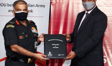 Axis Bank MOU with Indian Army.