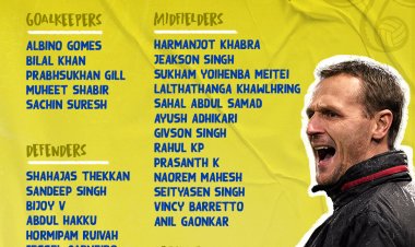 KBFC PRESEASON CAMP TO START ON 30TH JULY IN KOCHI.
