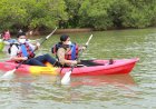 Tourism Minister gets hands-on feel of river tourism by rafting on Anjarakandi river.