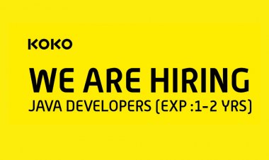 KoKo, a Kochi based startup is looking for Java developers.