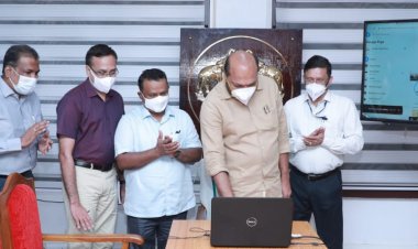 Minister P Rajeeve launches social media pages, YouTube channel  of Industries & Commerce Department.