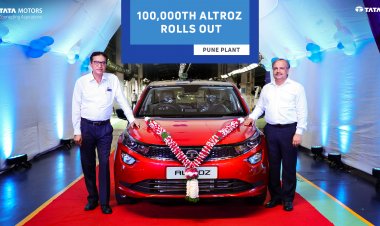 Tata Motors celebrates 1,00,000-rollout milestone for ALTROZ - #TheGoldStandard of Premium Hatchbacks